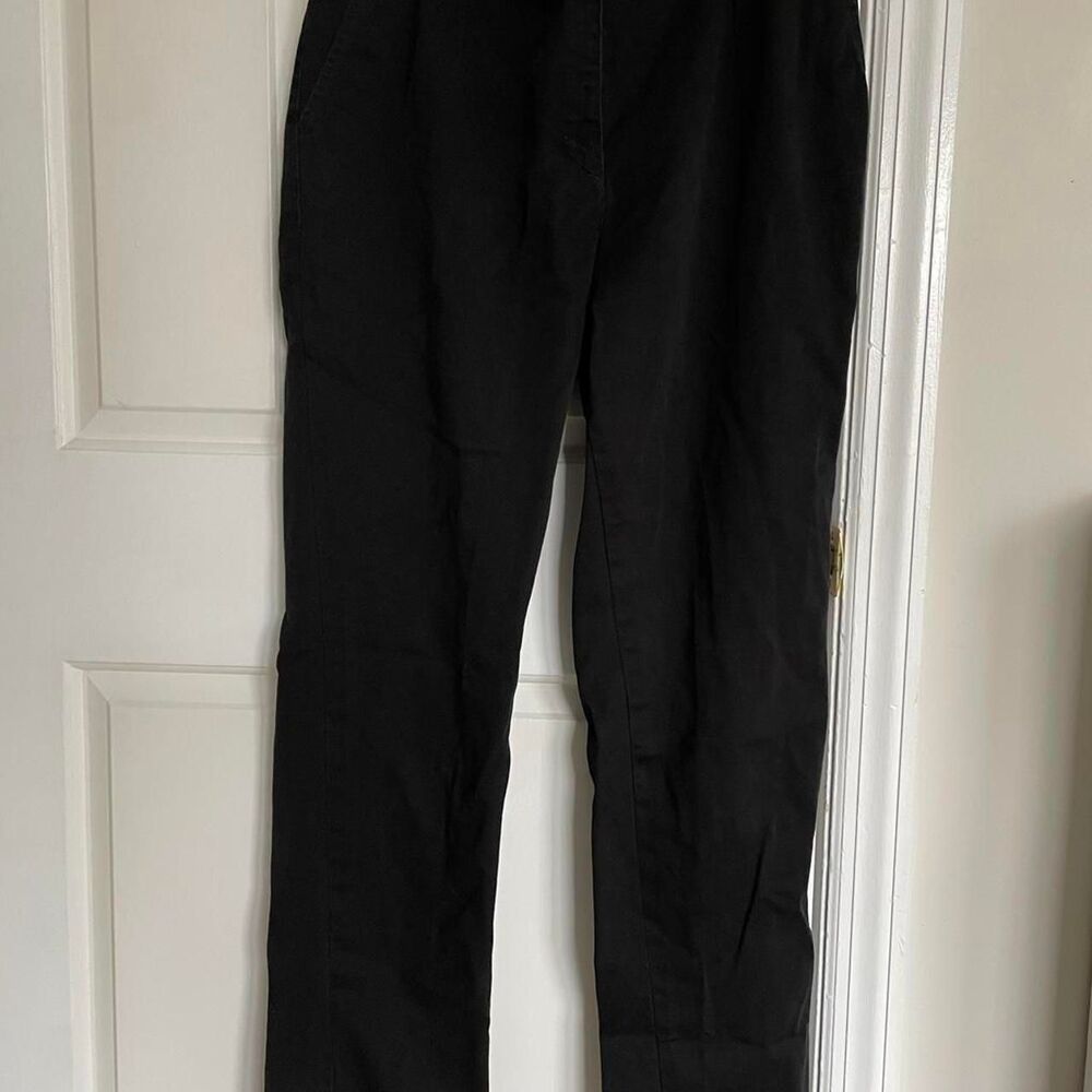 Llbean Women's Black and Grey Trousers